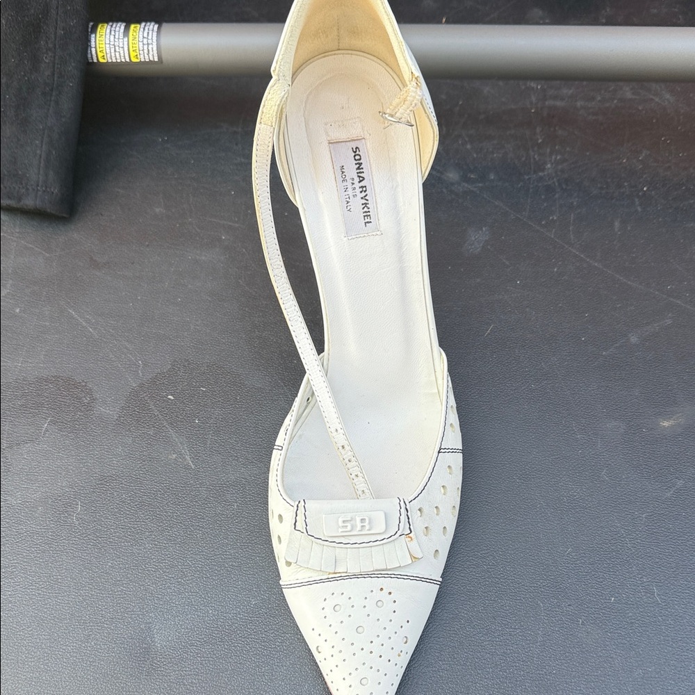 Sonia Rykiel Cream Heeled Shoes